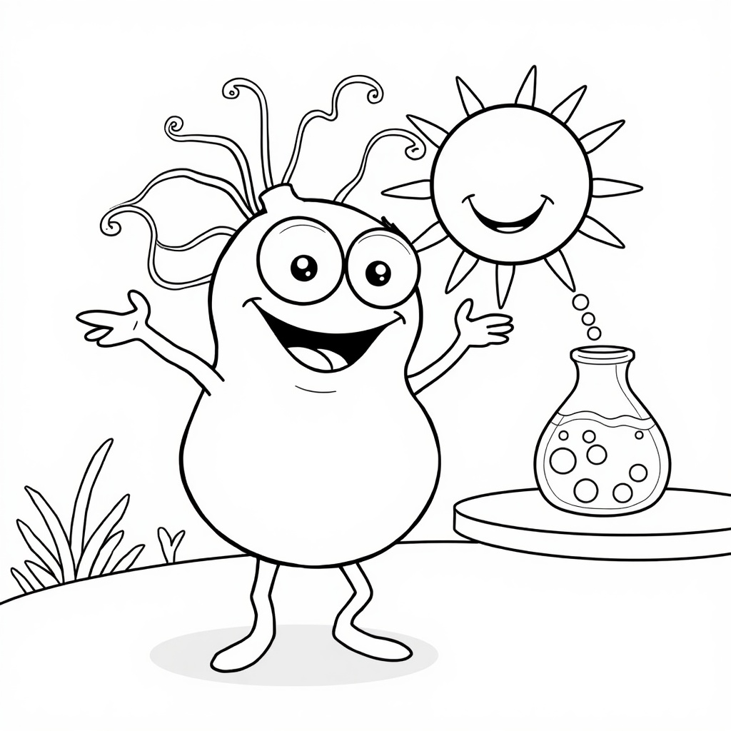 Dancing Microbe Fun colored preview