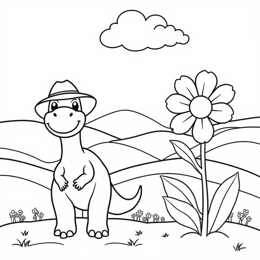 Dino Explorer's Adventure colored preview