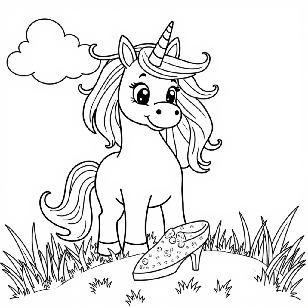 The Magical Glass Slipper colored preview