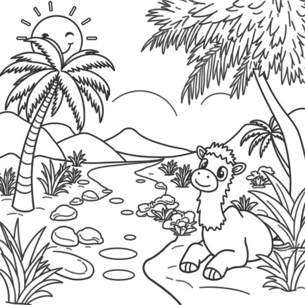 Oasis Adventure colored preview