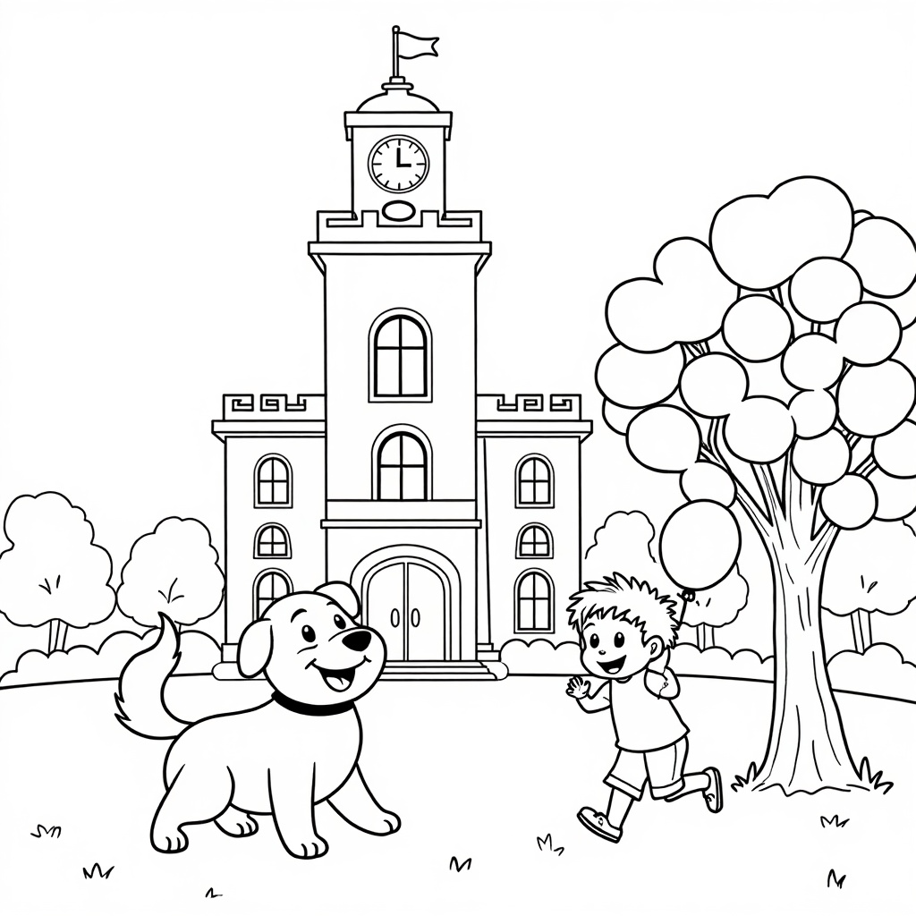 Happy City Hall Adventures colored preview