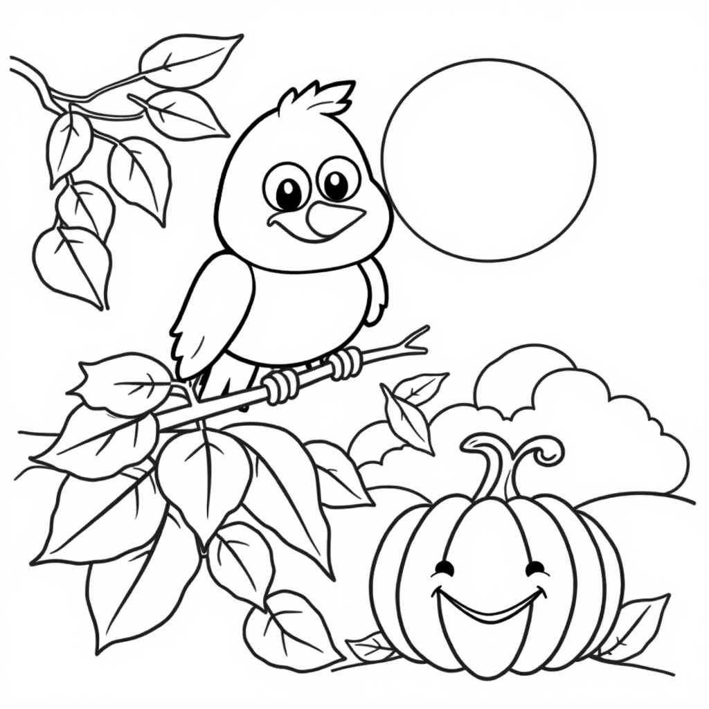 Clever Crow's Autumn Adventure colored preview