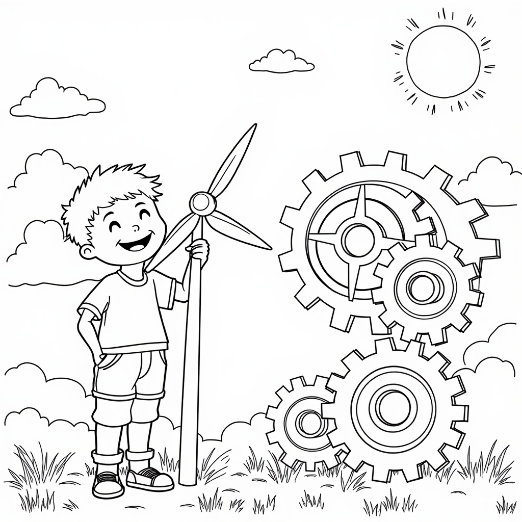 Whirling Wind and Magic Gears colored preview