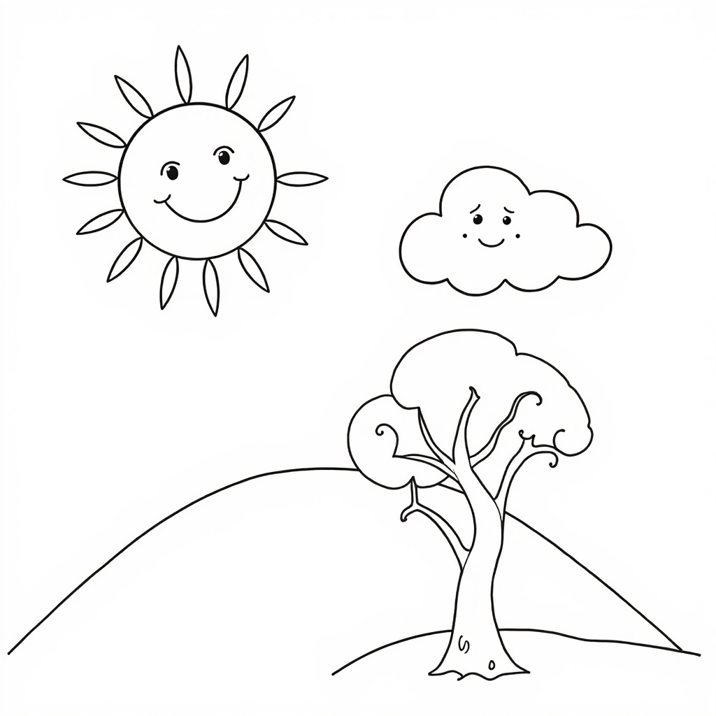 Sunny Day Adventure colored preview