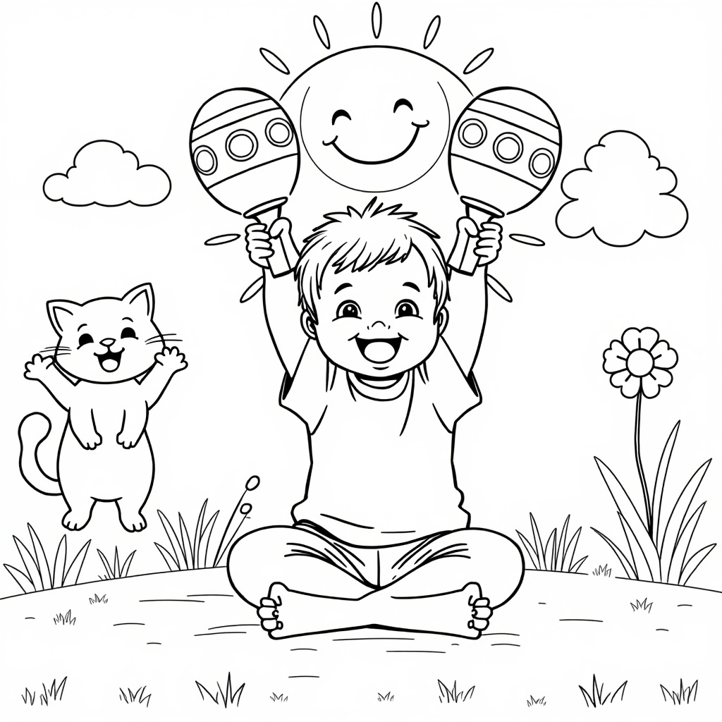 Maracas Music Fun colored preview