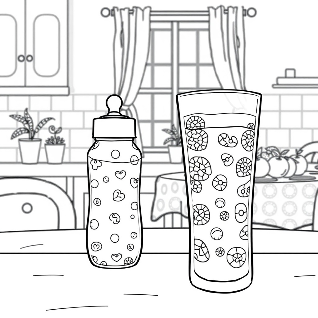 Juice and Baby Bottle Fun