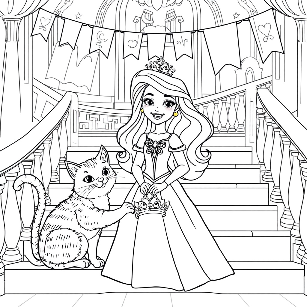 Princess on the Grand Staircase