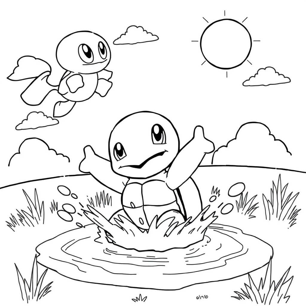 Splashing Fun with Friends