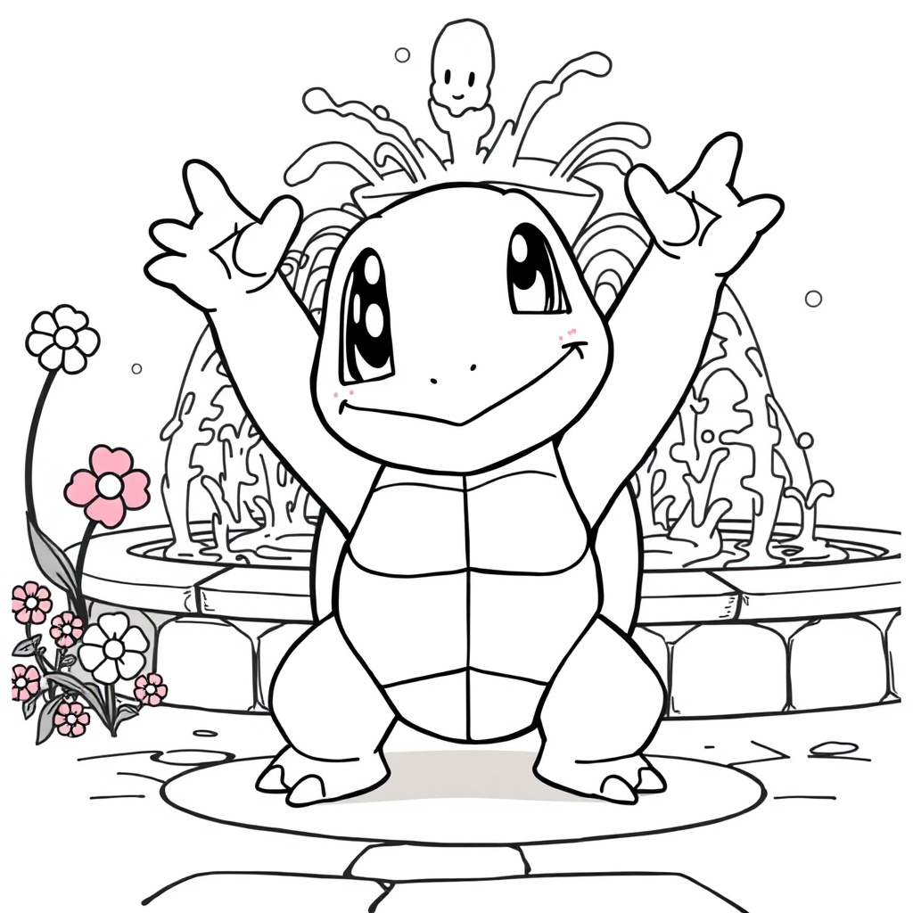 Squirtle's Splashing Fun
