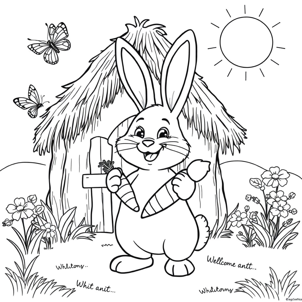 The Happy Rabbit's Home