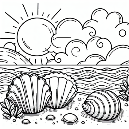 Sunny Seashells by the Shore