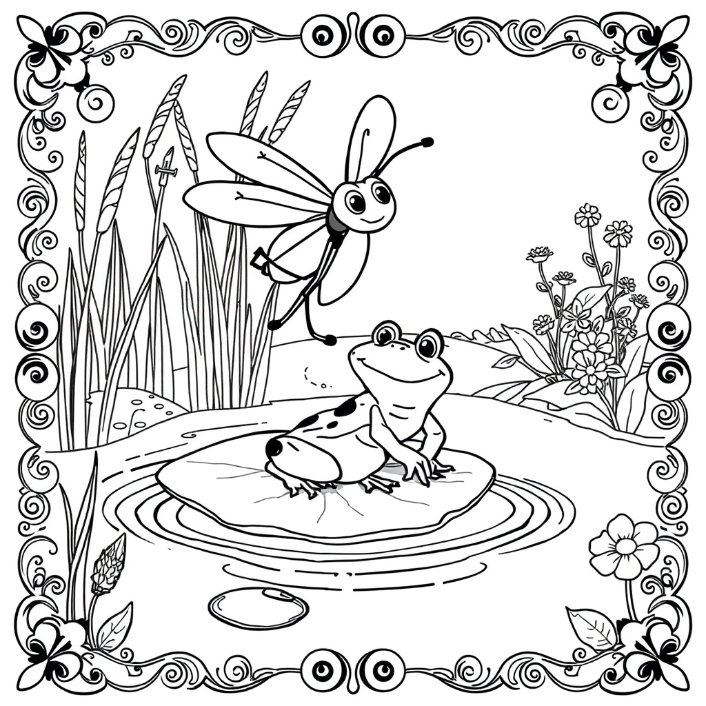 Mosquito and Toad's River Fun