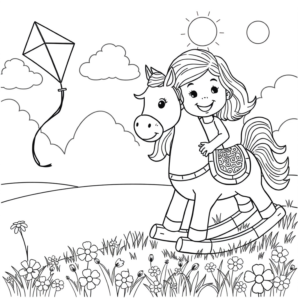 Kite and Rocking Horse Adventure