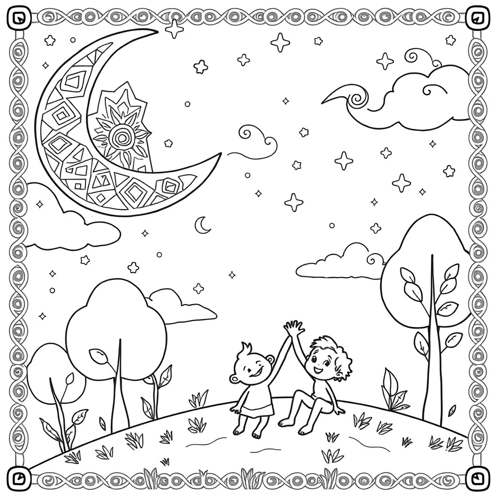 Moonlit Geometry Adventure