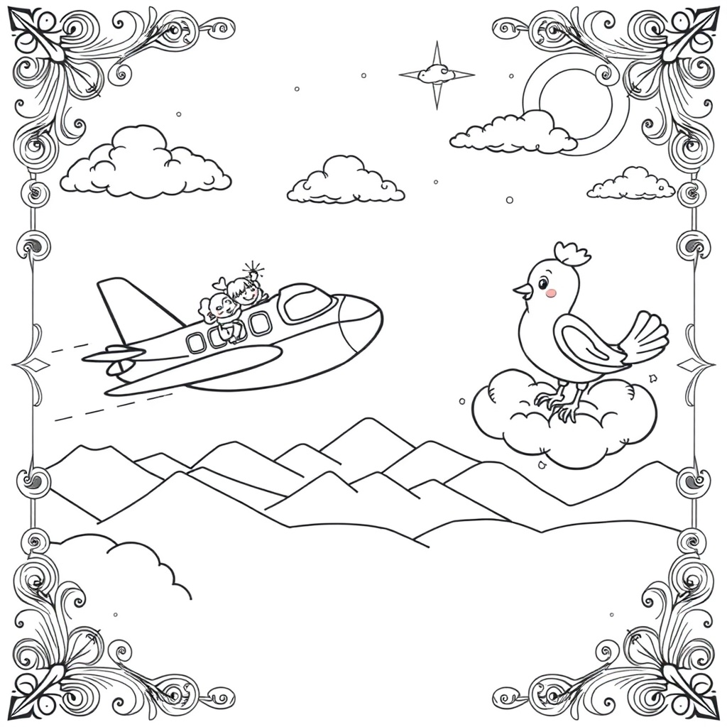 A is for Airplane, O is for Bird