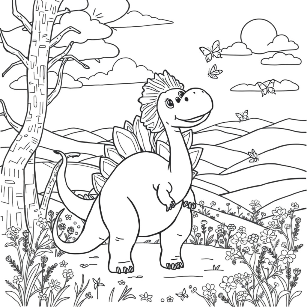 Happy Parasaurolophus Adventure