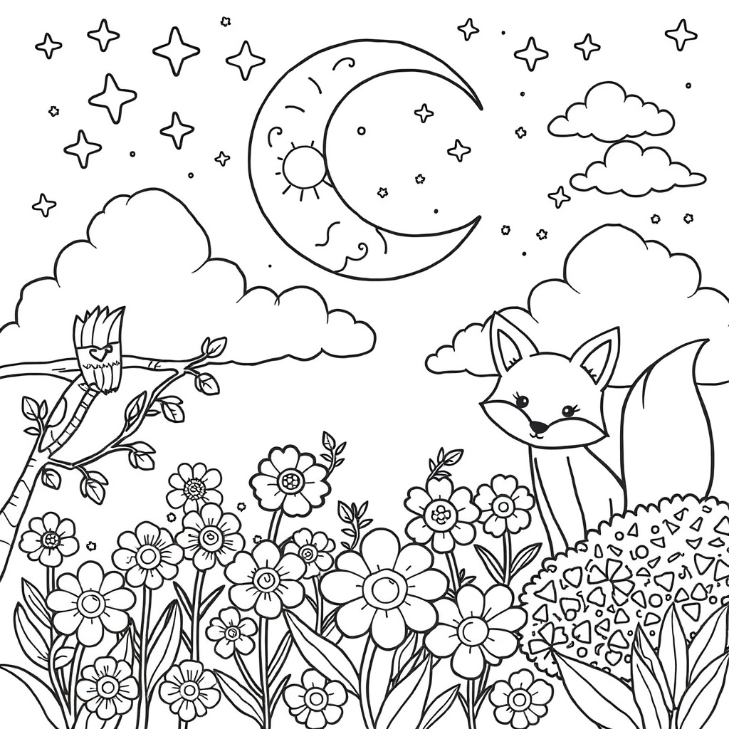 Moonlit Garden Adventure