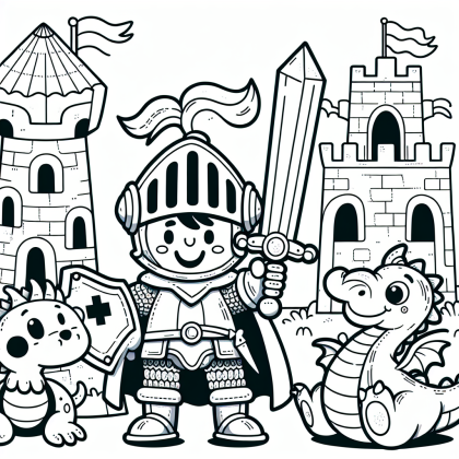 Knight and Dragon Adventure