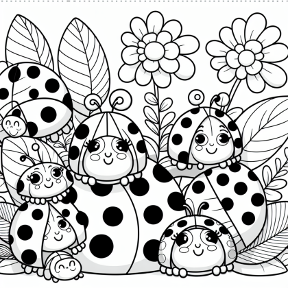 Lucky Number Seven Ladybugs