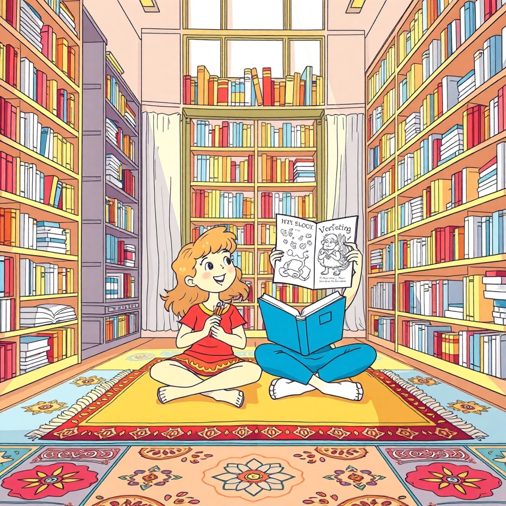 Friends in the Library