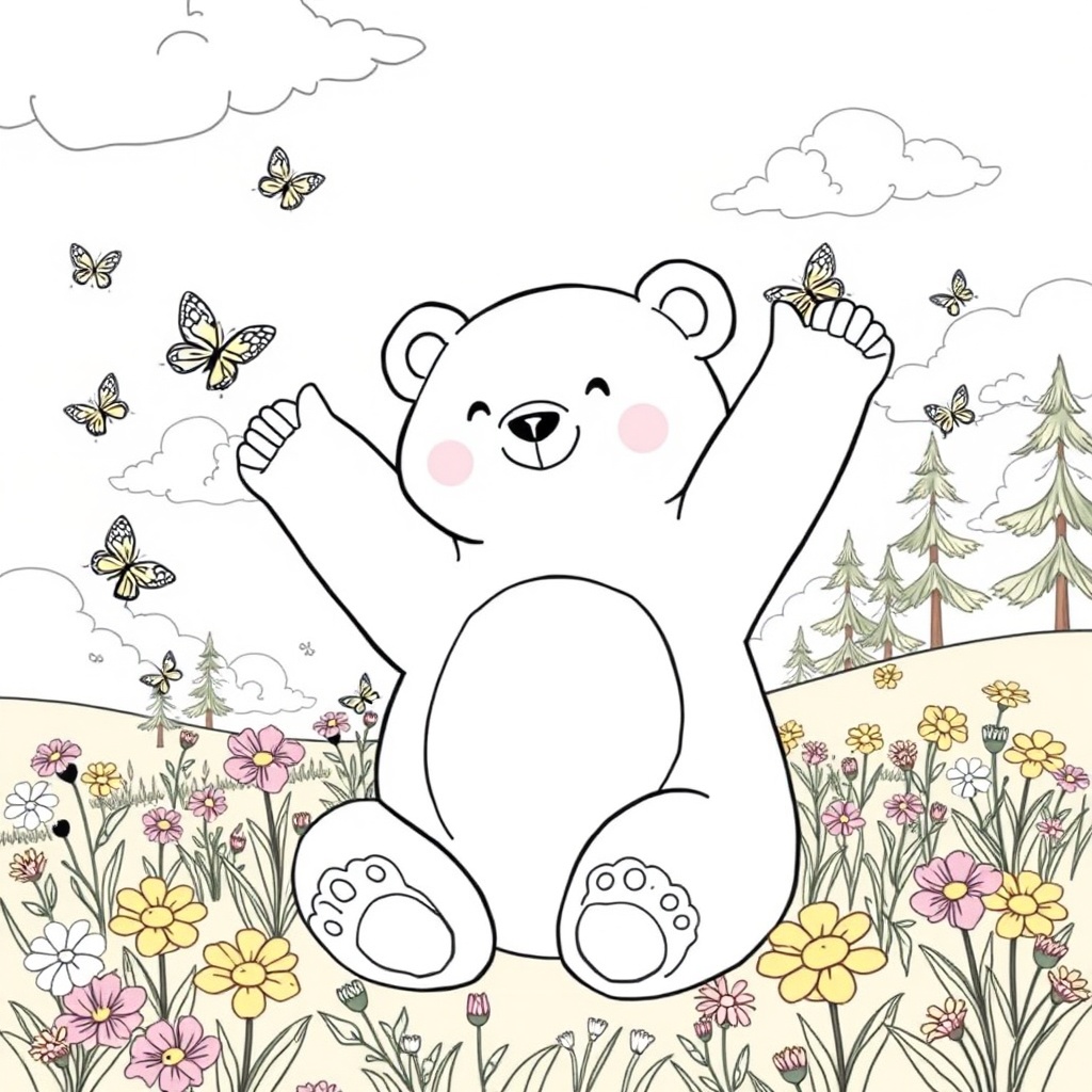 Teddiursa's Joyful Meadow