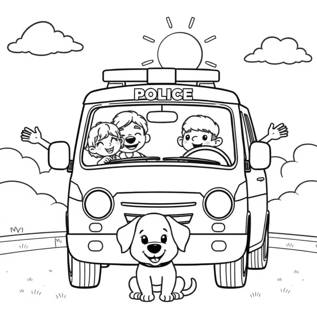 Fun with the Police Van