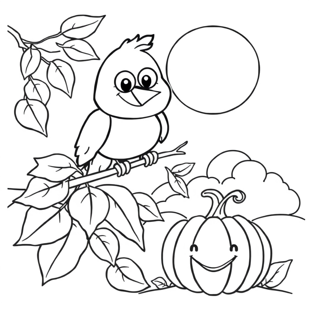 Clever Crow's Autumn Adventure