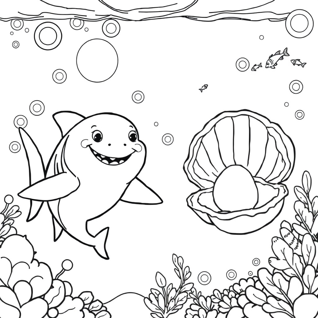 Shark and the Shiny Pearl