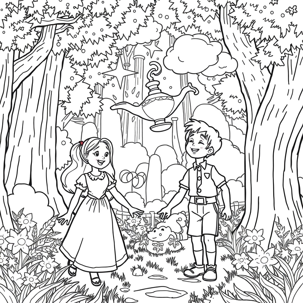 Hansel, Gretel, and the Genie