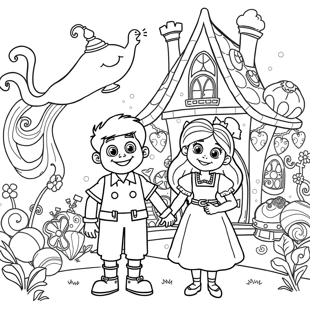 Hansel, Gretel, and the Genie