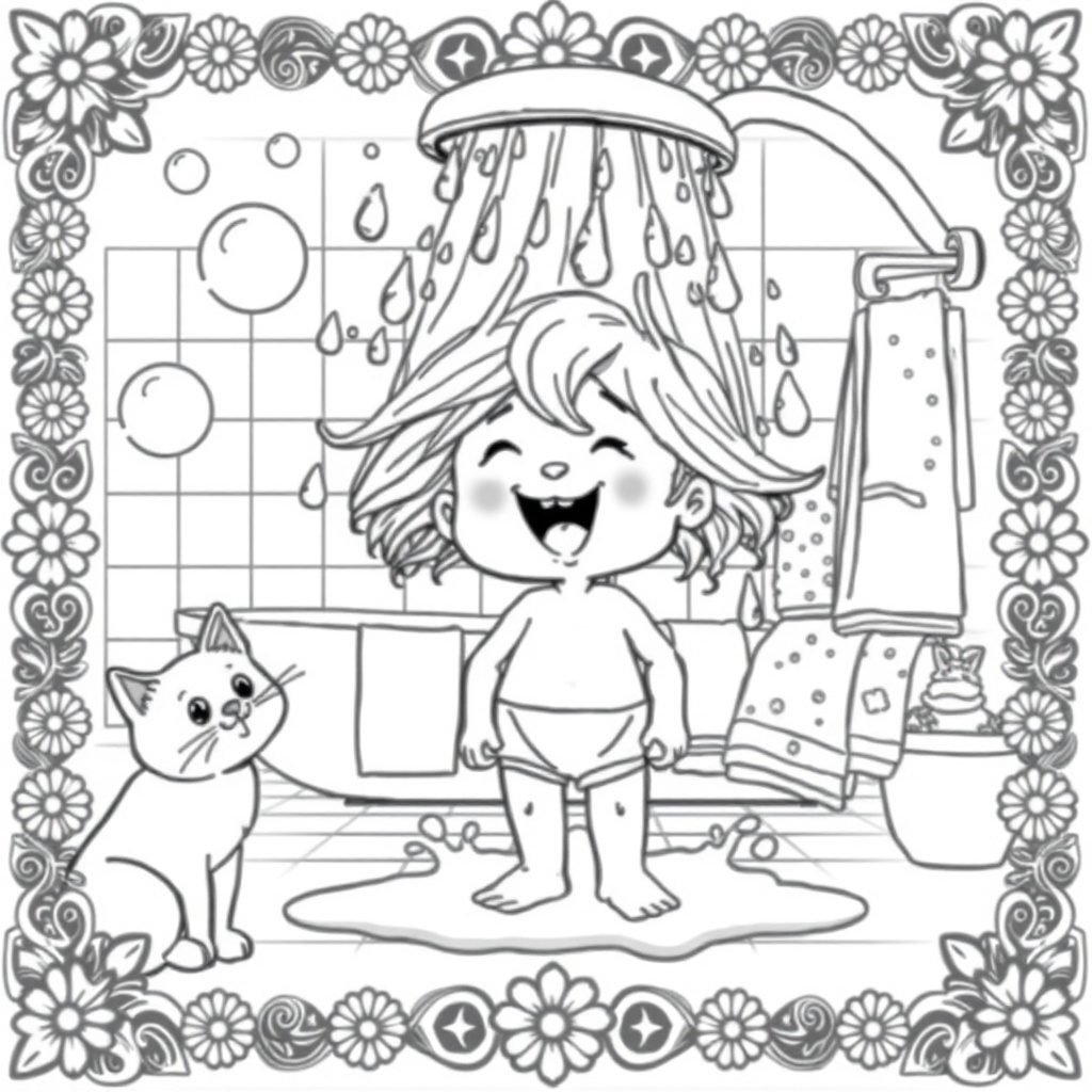 Splashing Fun in the Shower