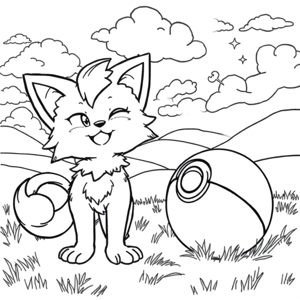 Meowth's Playful Adventure