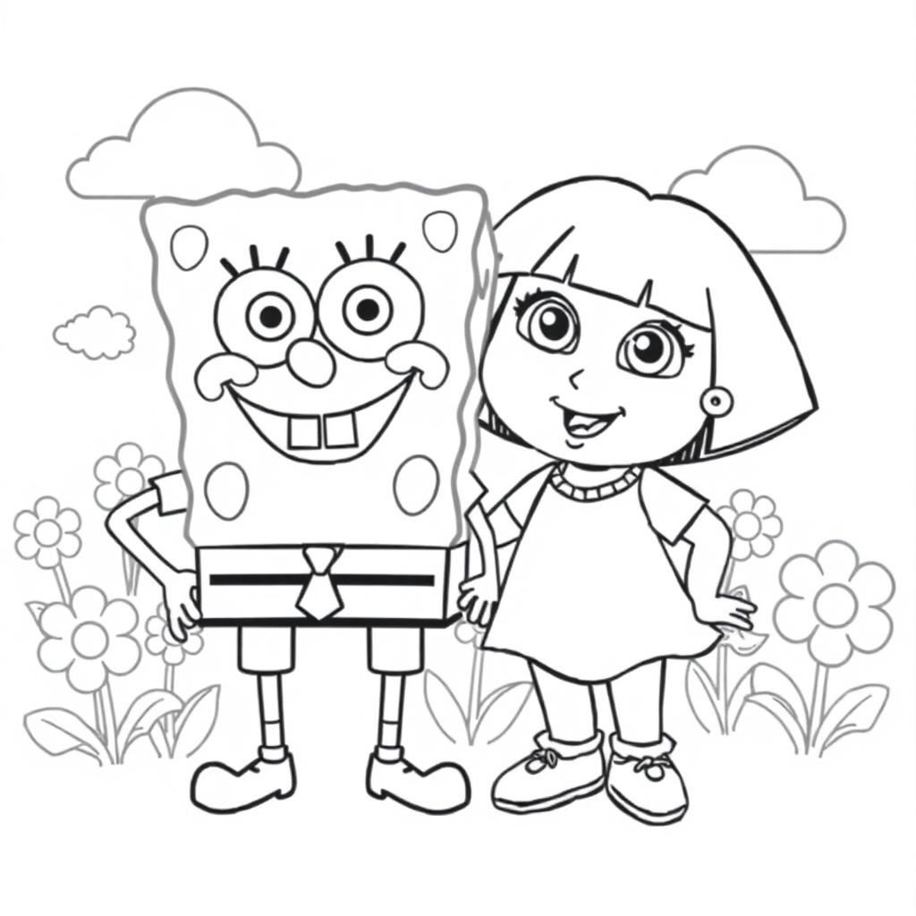 SpongeBob and Dora's Adventure