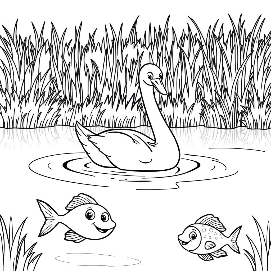 Swan's Serene Adventure