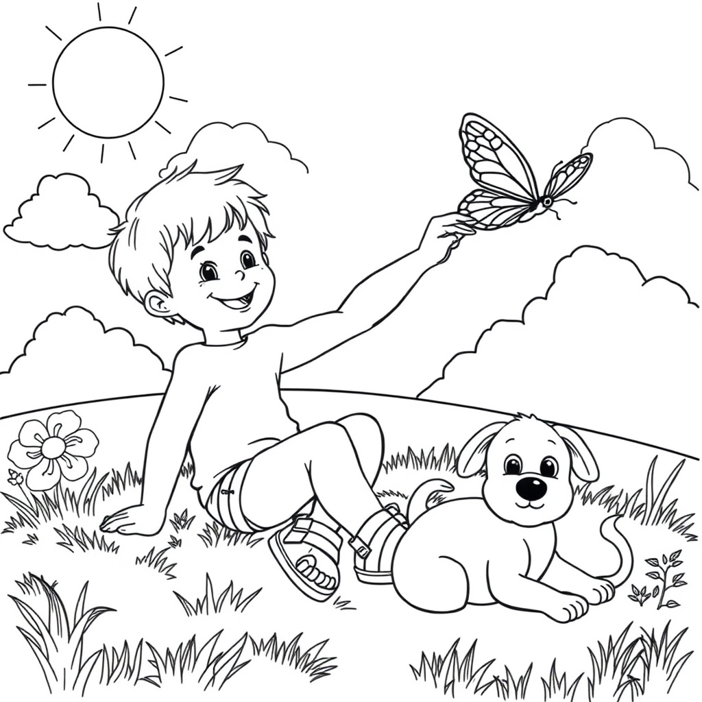 Sunny Day with Sandals