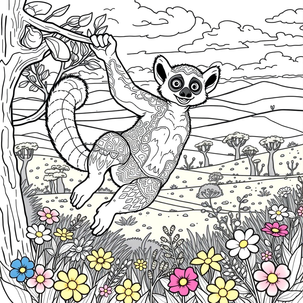 Lemur's Savanna Adventure