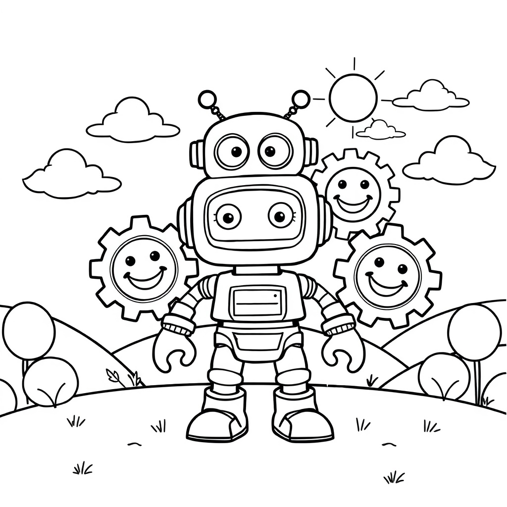 Happy Gears and Robot Friends