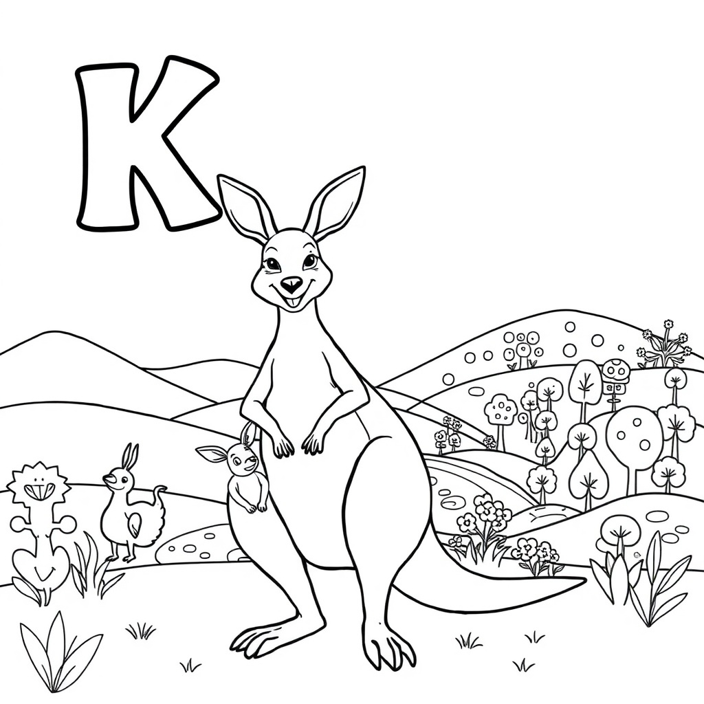 K is for Kangaroo