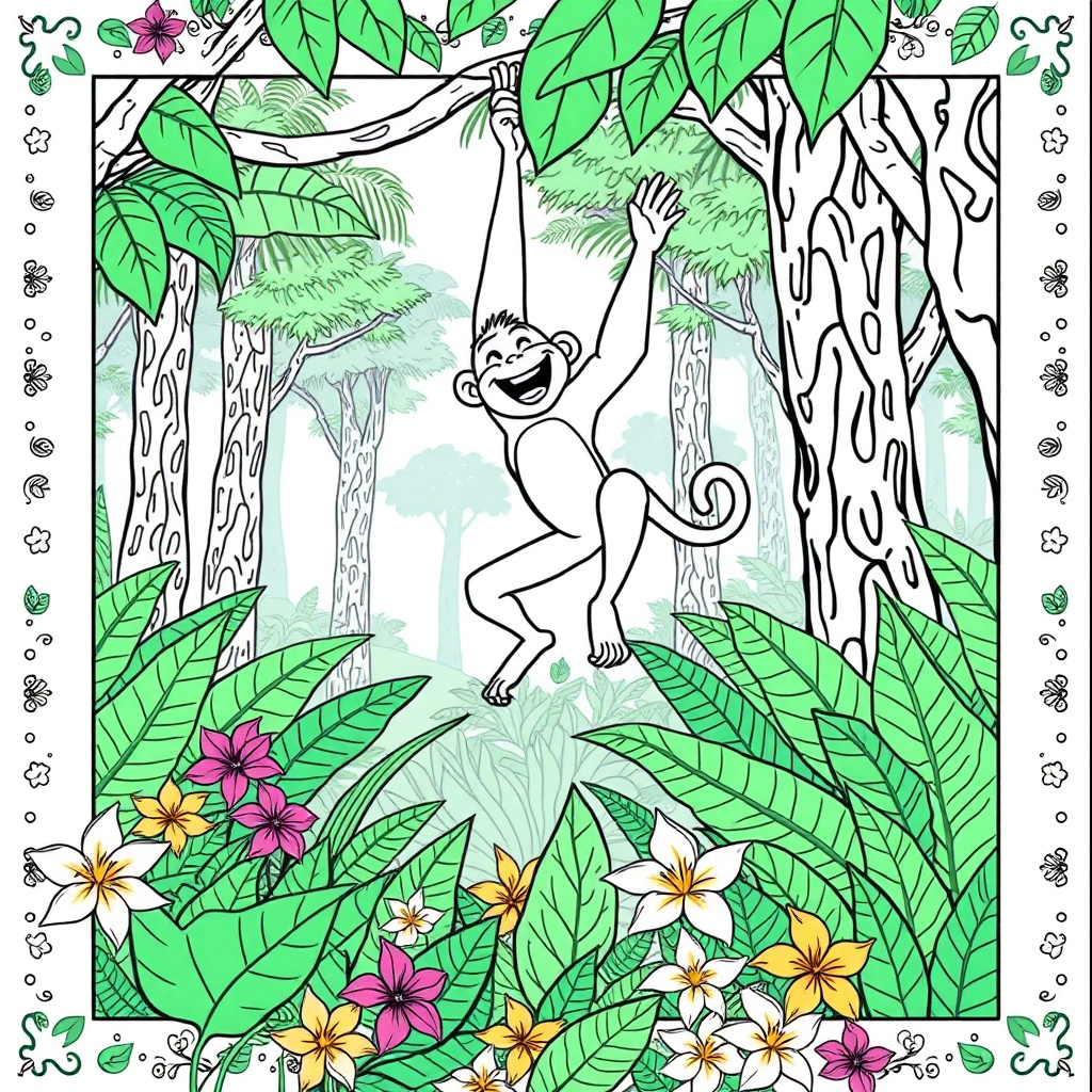 Acrobat Monkey's Jungle Swing