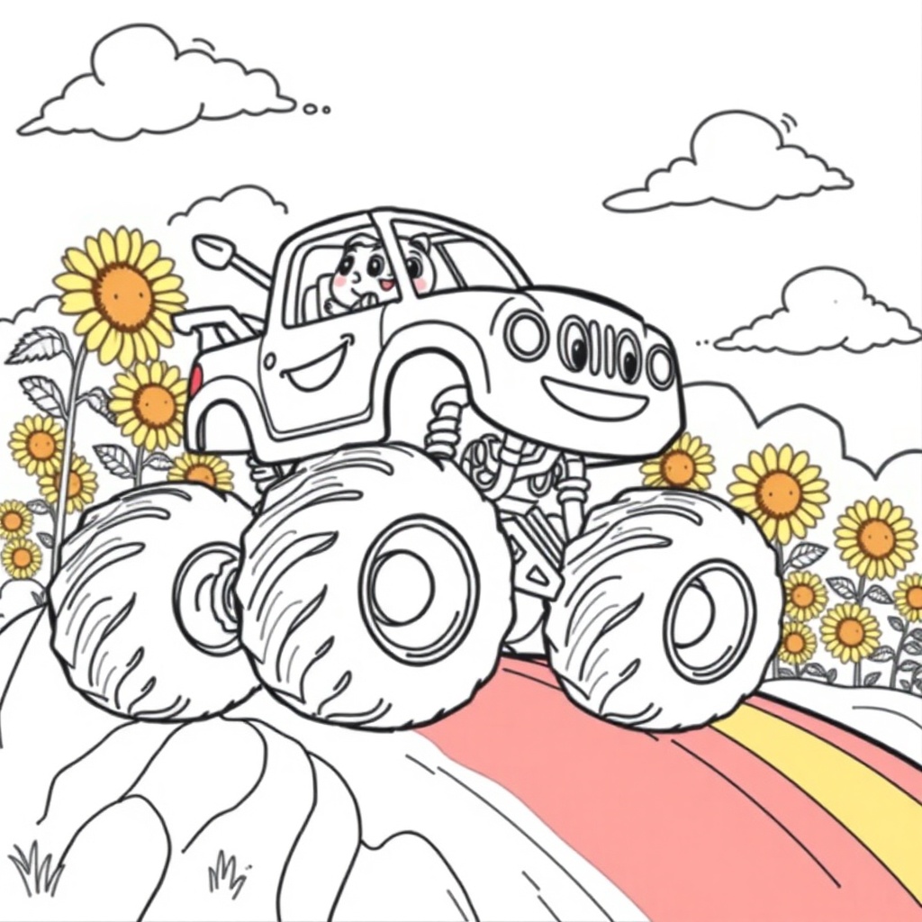 Jumping Joyful Monster Truck